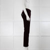Citizens of Humanity Burgundy Velvet Crop Flare