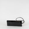 Fendi Black Leather Trim Mesh Logo Tote Bag