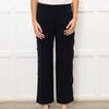 Claudie Pierlot Navy Trousers With Buttons Down The Sides