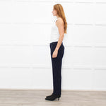 Peserico Navy Blue Tailored Trousers