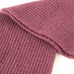 Brora Purple Cashmere Tassell Scarf