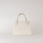 Prada White Saffiano Top Handle With Detachable Long Strap