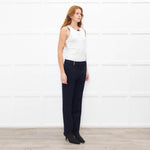 Peserico Navy Blue Tailored Trousers