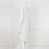 Isabel Marant Cream Sleeveless Mesh And Ruffled Dress
