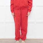 Pangaia Red Cotton Joggers