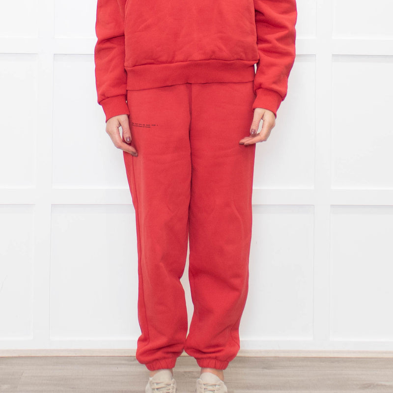 Pangaia Red Cotton Joggers