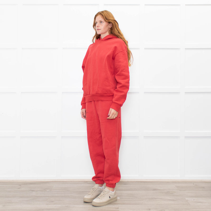 Pangaia Red Cotton Joggers