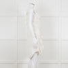 Isabel Marant Cream Sleeveless Mesh And Ruffled Dress