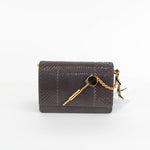 Sophie Hulme Grey Snake Micro Cocktail Stirrer Bag