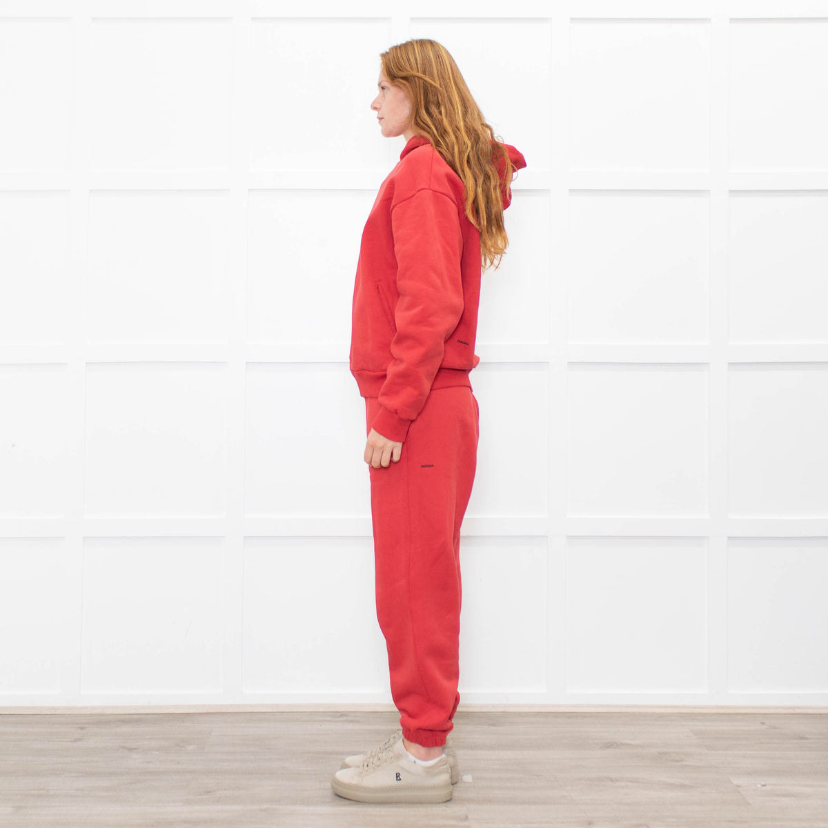 Pangaia Red Cotton Hoodie