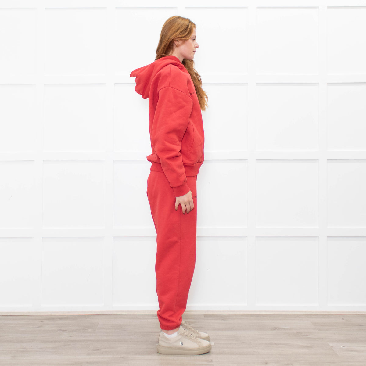 Pangaia Red Cotton Hoodie