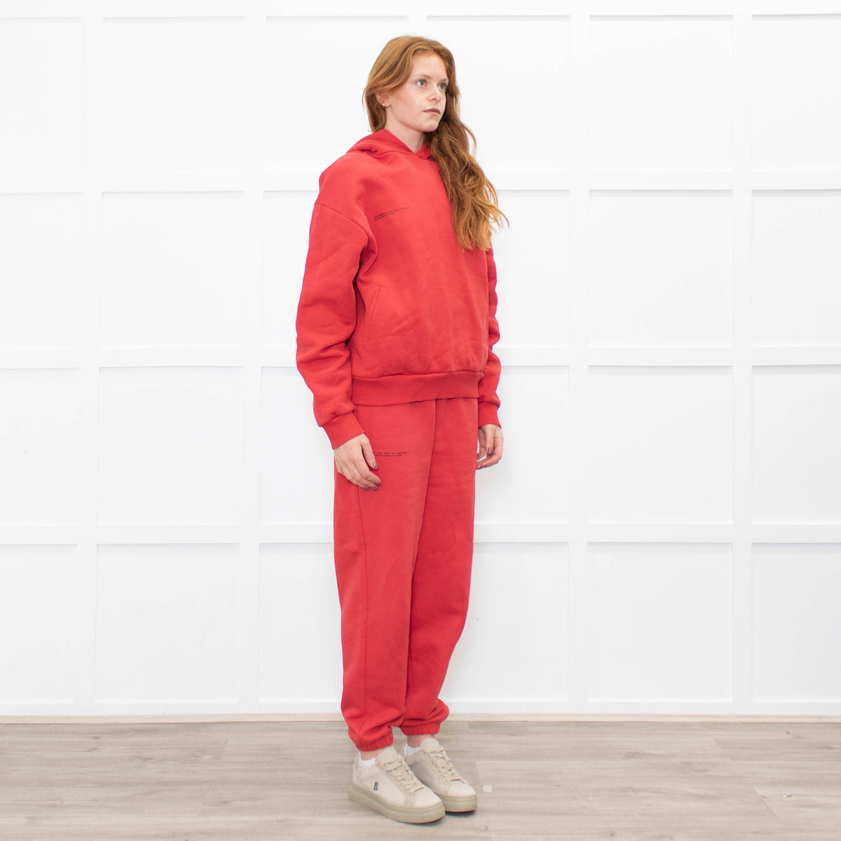 Pangaia Red Cotton Hoodie
