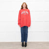 Anine Bing Red White Slogan Sweatshirt