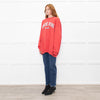 Anine Bing Red White Slogan Sweatshirt
