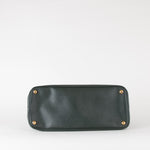 Prada Large Emerald Green Lux Saffiano Galleria Tote