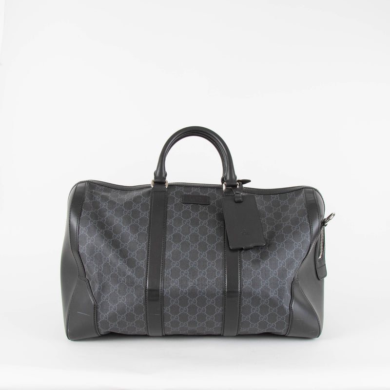 Gucci Black GG Supreme Carry On Bag
