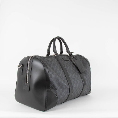 Gucci Black GG Supreme Carry On Bag