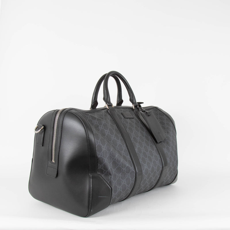 Gucci Black GG Supreme Carry On Bag