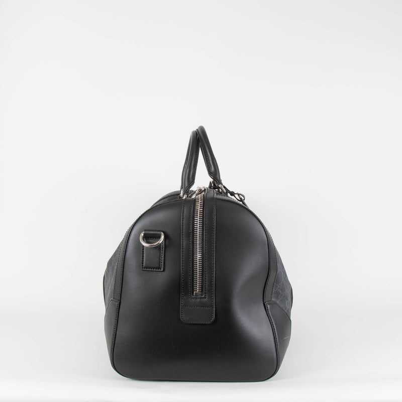 Gucci Black GG Supreme Carry On Bag
