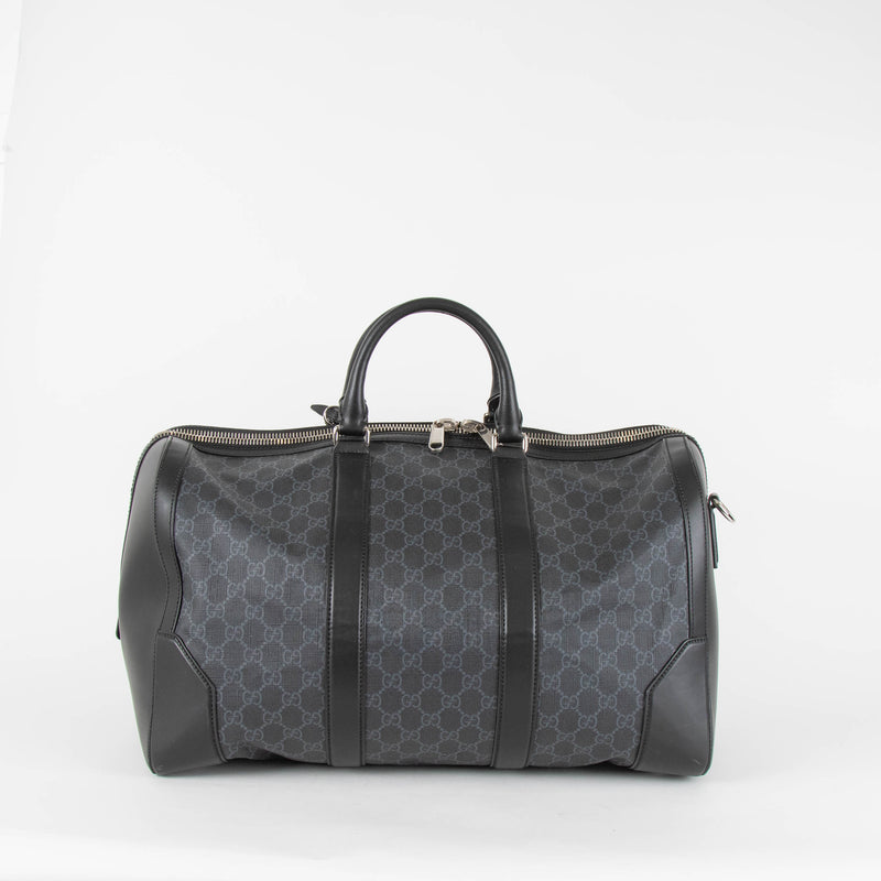 Gucci Black GG Supreme Carry On Bag
