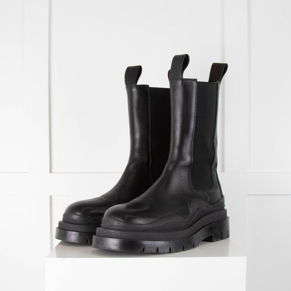 Alias Mae Piper Black Leather Boots