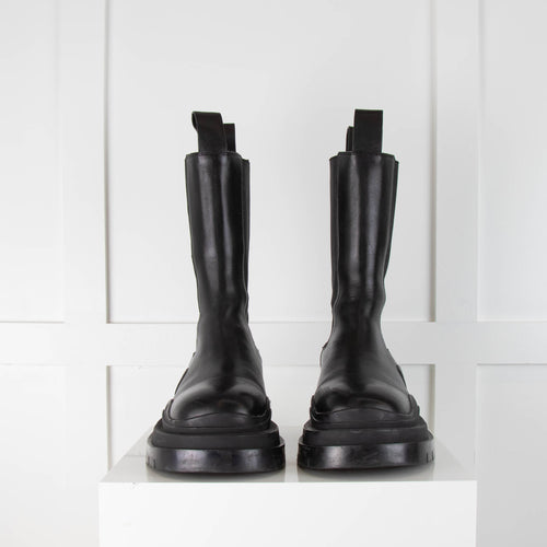 Alias Mae Piper Black Leather Boots