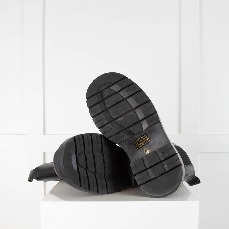 Alias Mae Piper Black Leather Boots