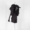 Self Portrait Black Playsuit Broderie Collar