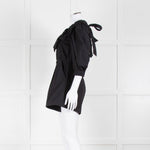 Self Portrait Black Playsuit Broderie Collar