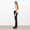Veronica Beard Blue Trousers Renzo Pant Gold Buttons