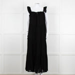 Lu.Ciee Black Strappy Tiered Sundress