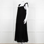 Lu.Ciee Black Strappy Tiered Sundress