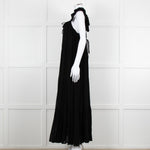 Lu.Ciee Black Strappy Tiered Sundress