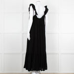Lu.Ciee Black Strappy Tiered Sundress