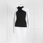 Anine Bing Black Cutout Vest Top