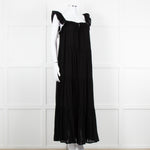 Lu.Ciee Black Strappy Tiered Sundress