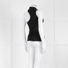 Anine Bing Black Cutout Vest Top