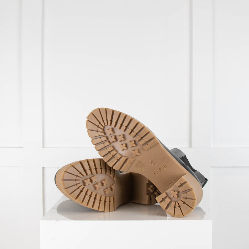 ba&sh Clare Leather Ankle Boots