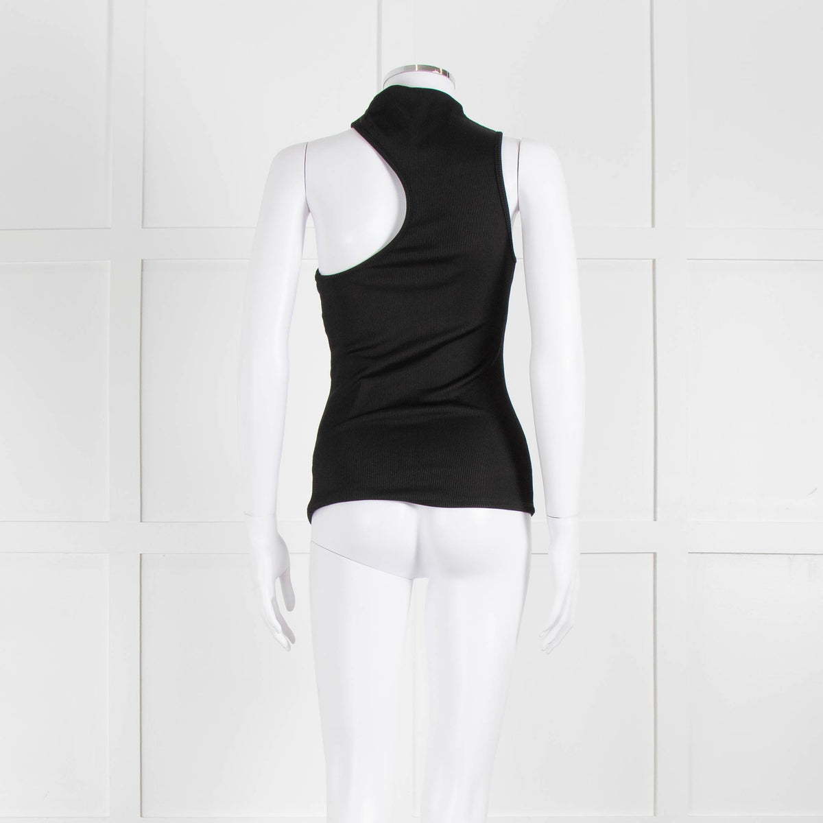 Anine Bing Black Cutout Vest Top