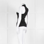 Anine Bing Black Cutout Vest Top