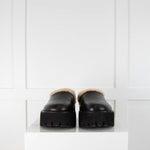 Alias Mae Quinny Black Shearling Lined Clogs