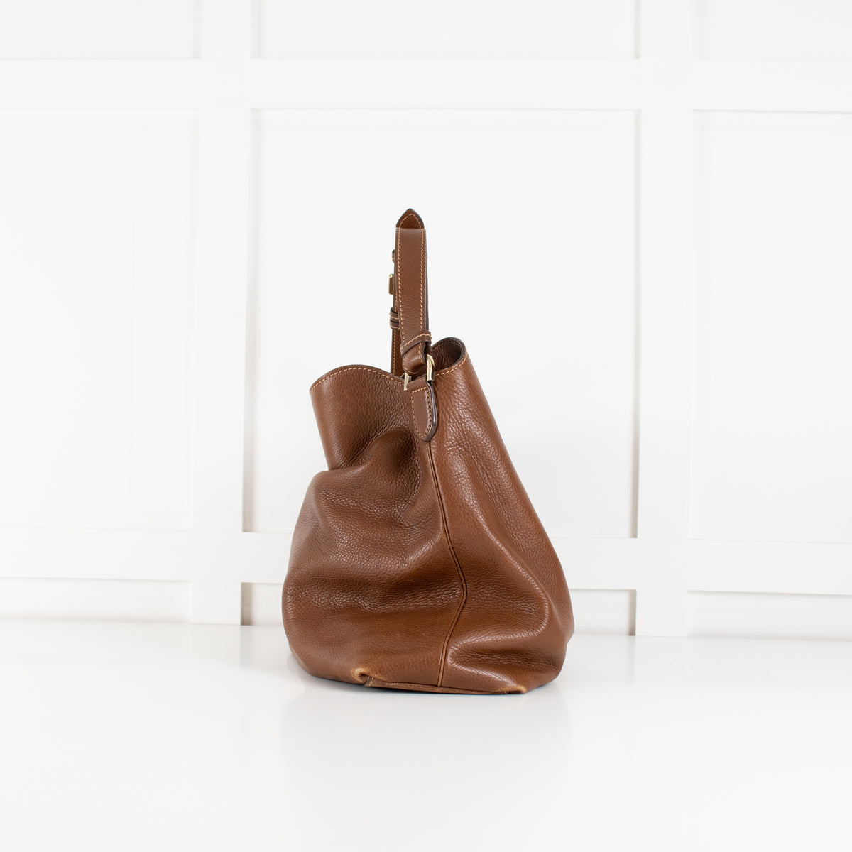 Mulberry Brown Tessie Hobo Tote Leather Bag