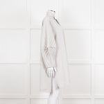Issey Miyake Grey Pleated Sleeve Longline Jacket