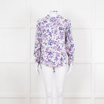 Isabel Marant Lilac Flower Print Blouse