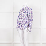 Isabel Marant Lilac Flower Print Blouse