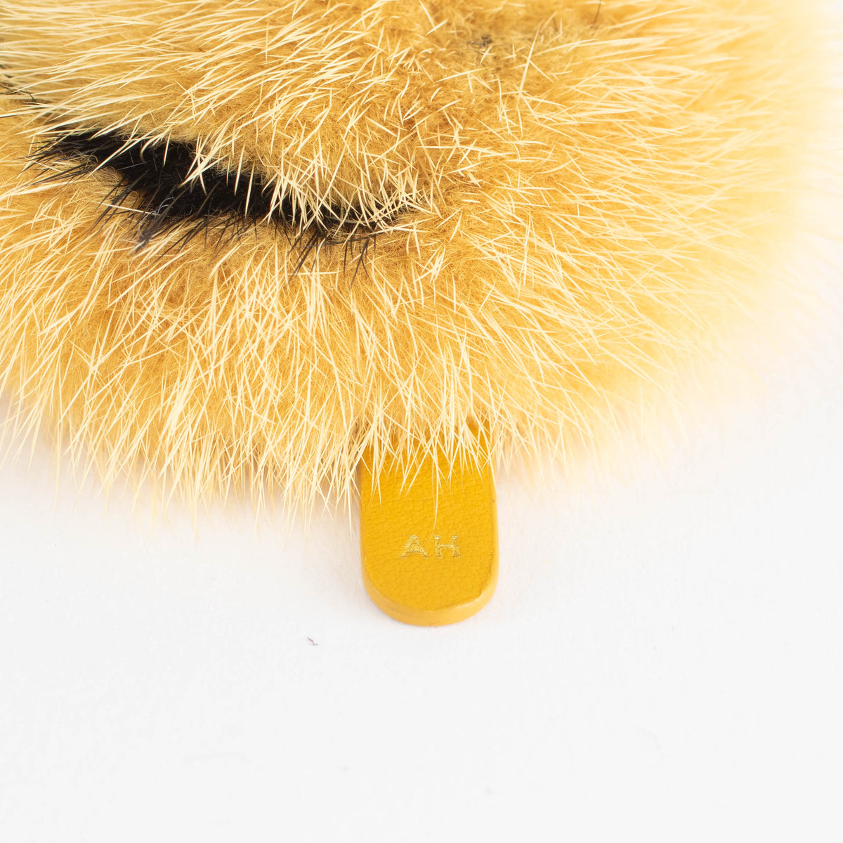 Anya Hindmarch Mustard Smiley Bag Sticker (Boxed)