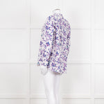 Isabel Marant Lilac Flower Print Blouse
