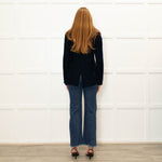 Forte Forte Navy Needlecord Soft Blazer Jacket