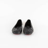 Chanel Black Quilted Ballet Flat with Patent CC