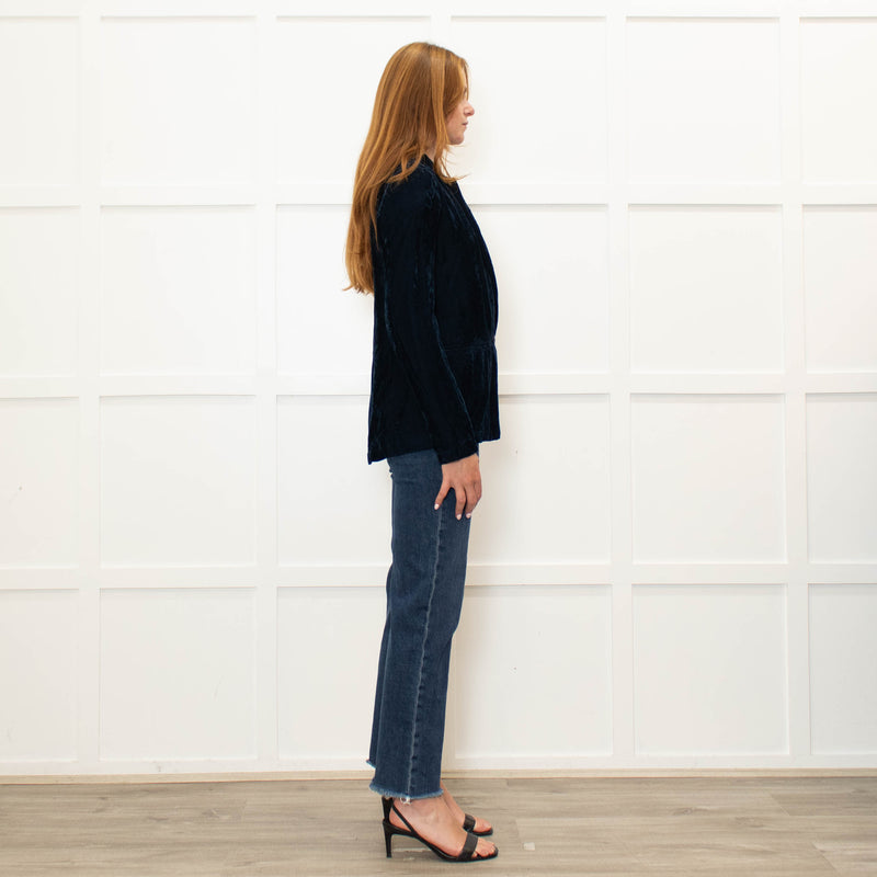 Forte Forte Navy Needlecord Soft Blazer Jacket